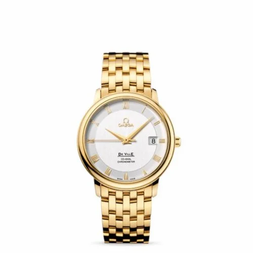 Omega De Ville Prestige Co-Axial 36.5 Yellow Gold / Silver / Bracelet 4174.31.00 (41743100)